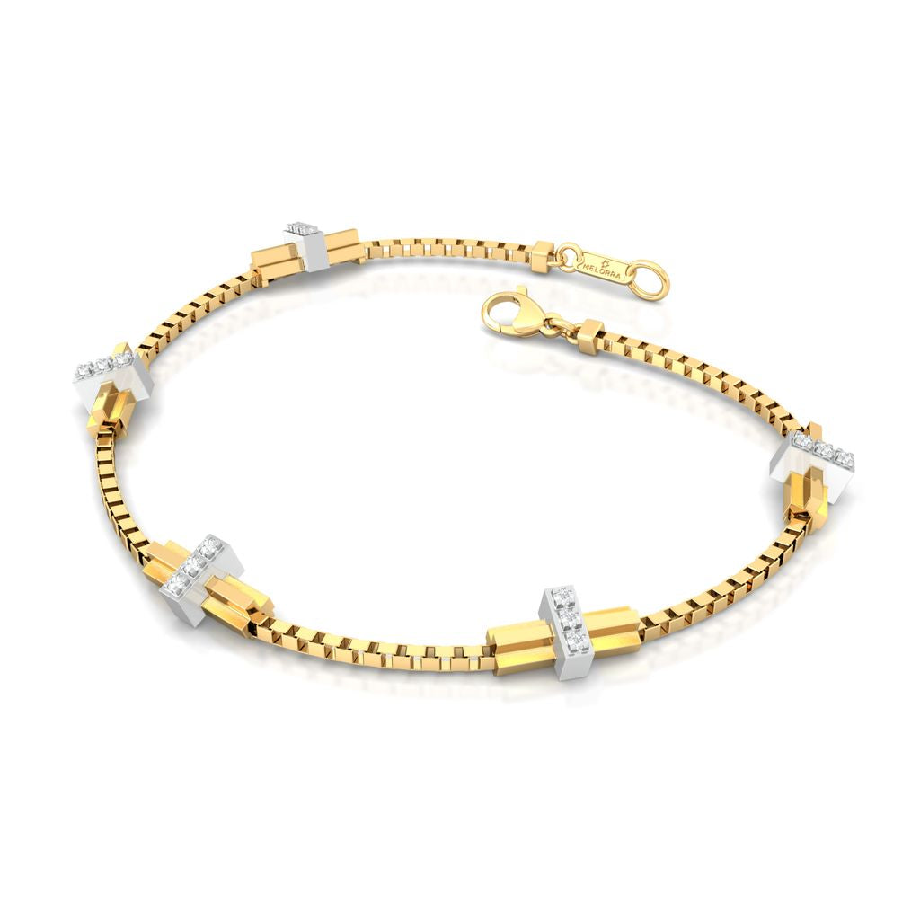 Pleat Me Pretty Diamond Bracelets