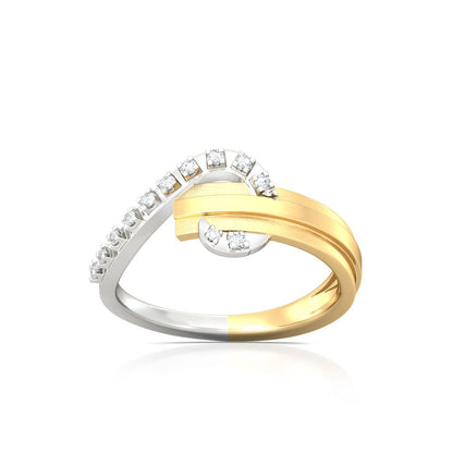 Pleat Me Pretty Diamond Rings