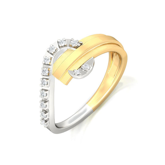 Pleat Me Pretty Diamond Rings