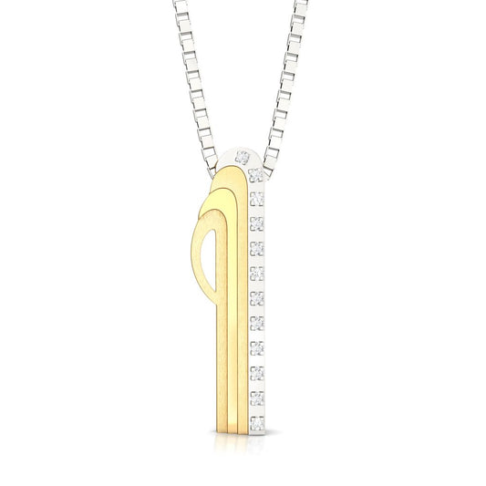 Pleat Me Pretty Diamond Pendants