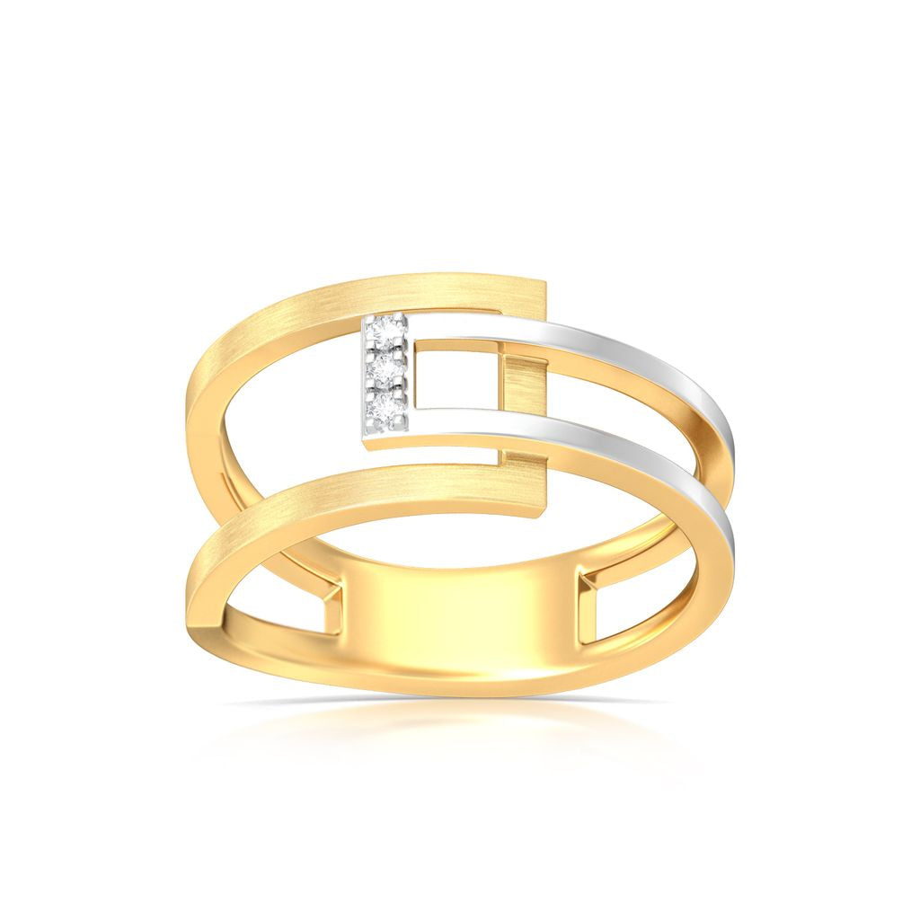 Jazz Bars Diamond Rings