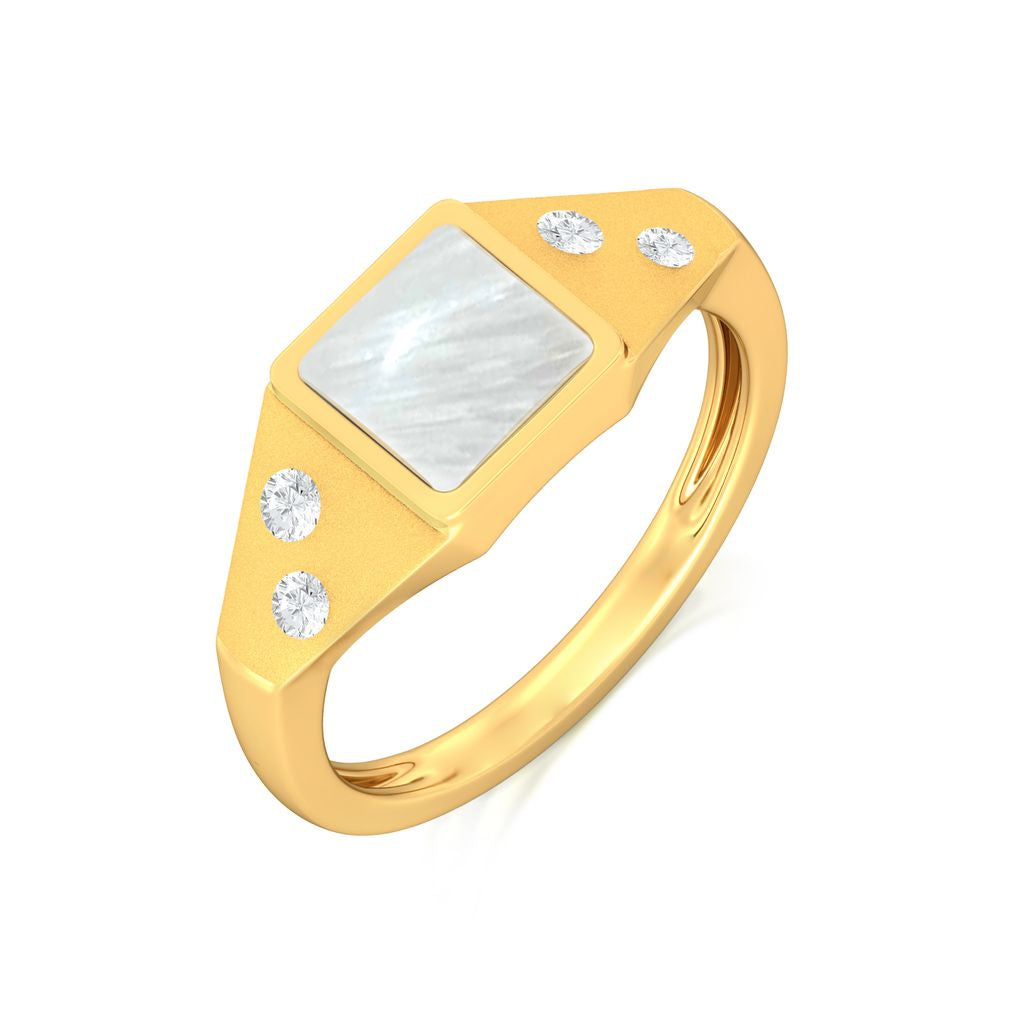 Icy White Diamond Rings