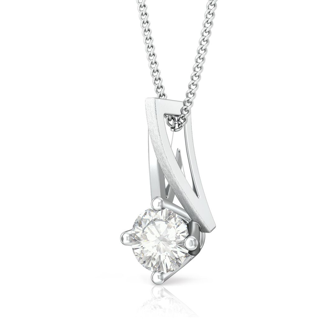Pristine White Diamond Pendants