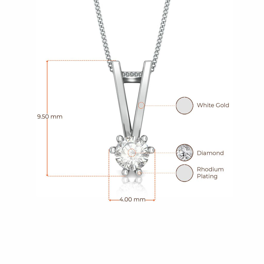 Monochrome Diamond Pendants