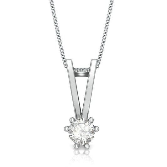 Monochrome Diamond Pendants