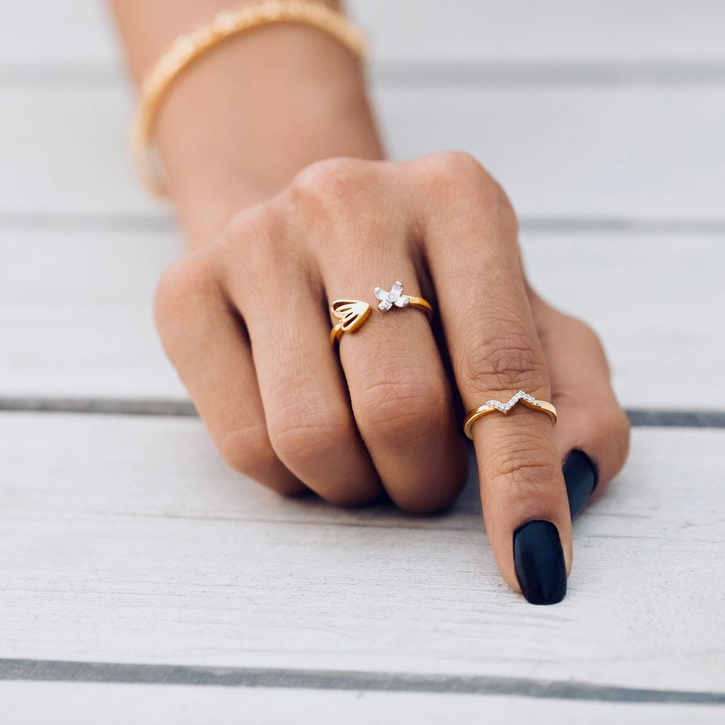 Wings of Grace Diamond Rings