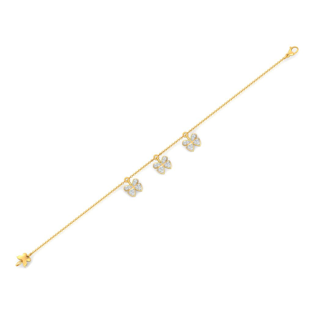 Open Wings Diamond Bracelets