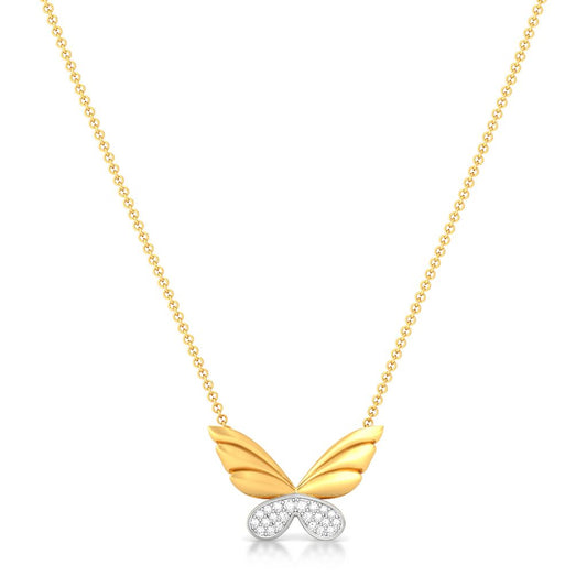 Dreams in Wings Diamond Necklaces