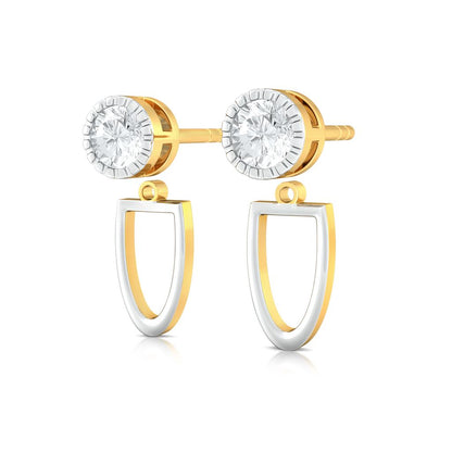 Hula Hoop Diamond Earrings