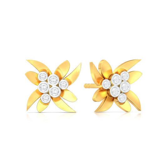Raven Rose Diamond Earrings