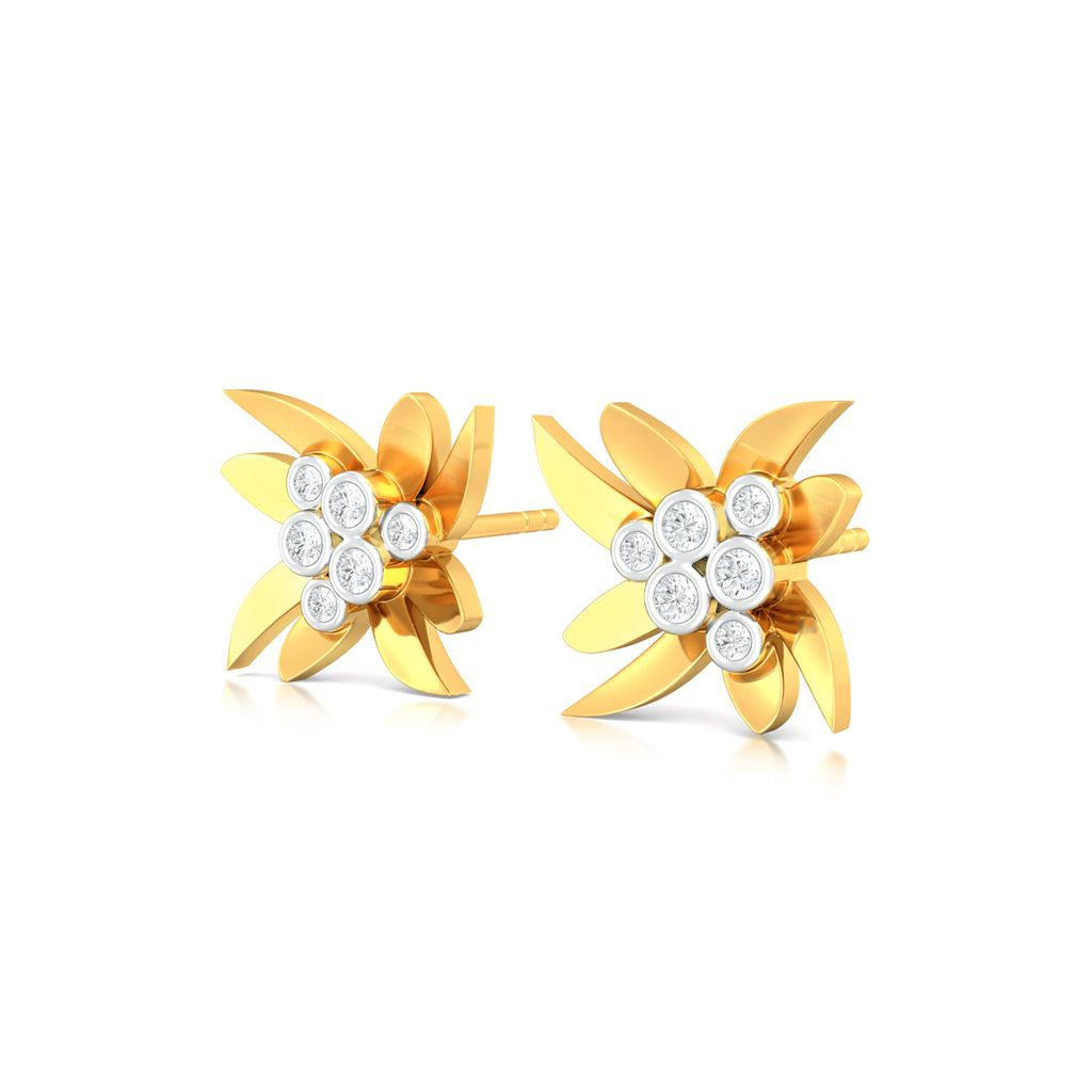 Raven Rose Diamond Earrings