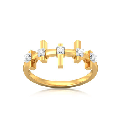 Gaga Over Gingham Diamond Rings