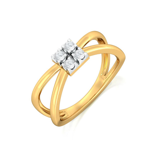 Criss-Cross Cool Diamond Rings