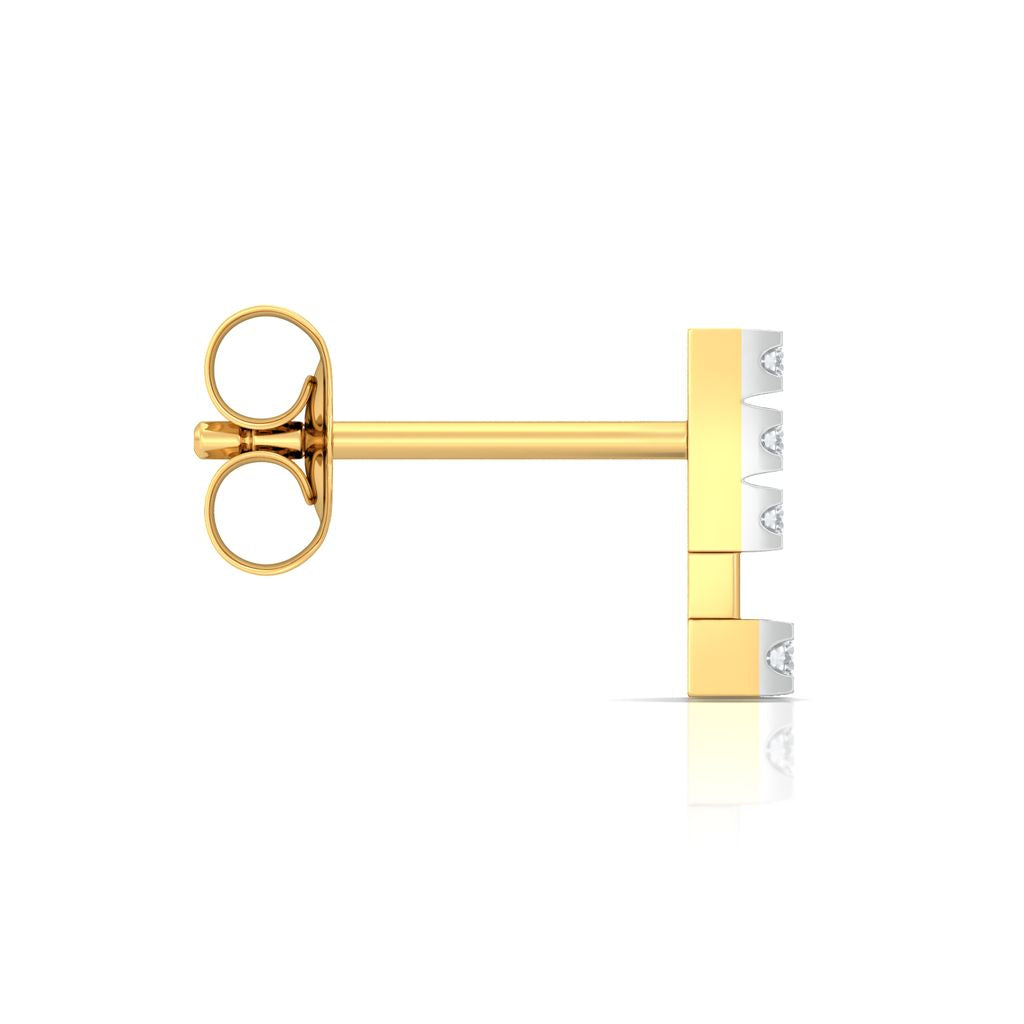Fair n' Square Diamond Earrings
