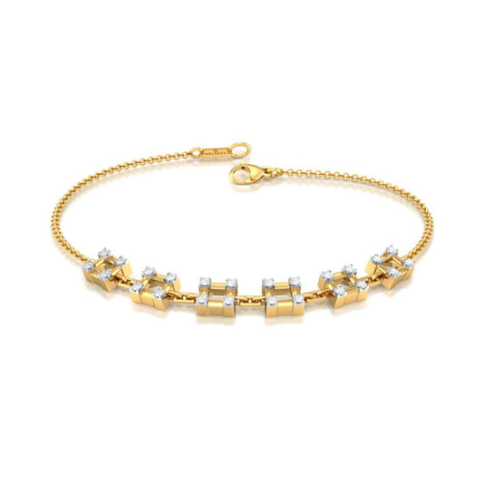 Checkered Bling Diamond Bracelets