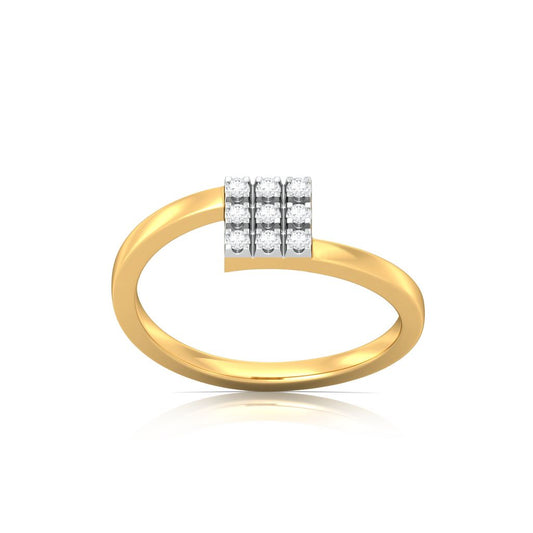 Mistress of Squares Diamond Rings