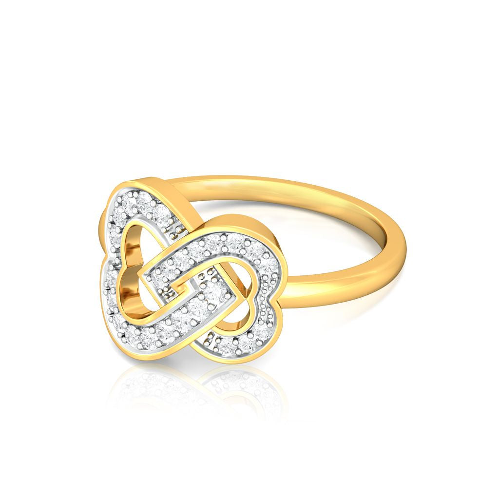 Two Hearts Diamond Rings