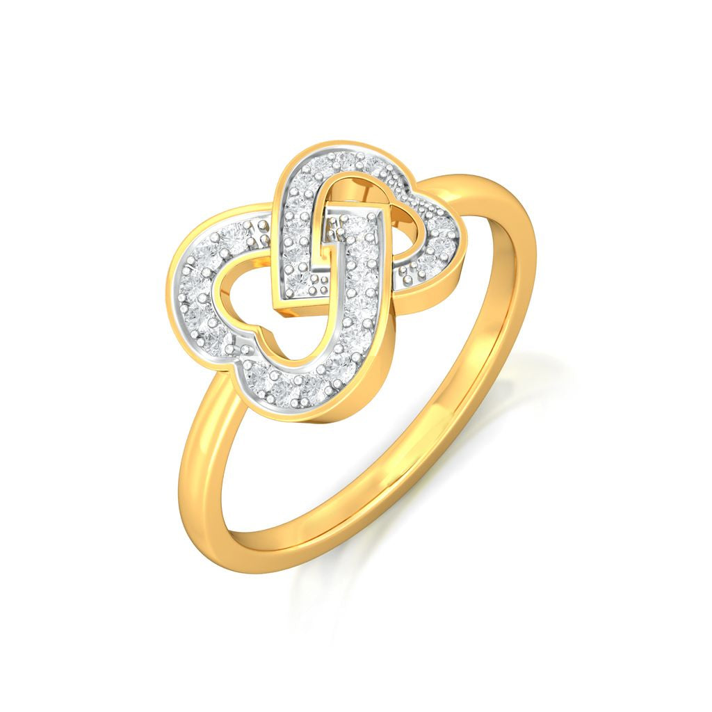 Two Hearts Diamond Rings