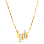 Bar Chart Diamond Necklaces