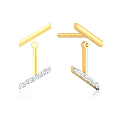Doubliner Diamond Earrings