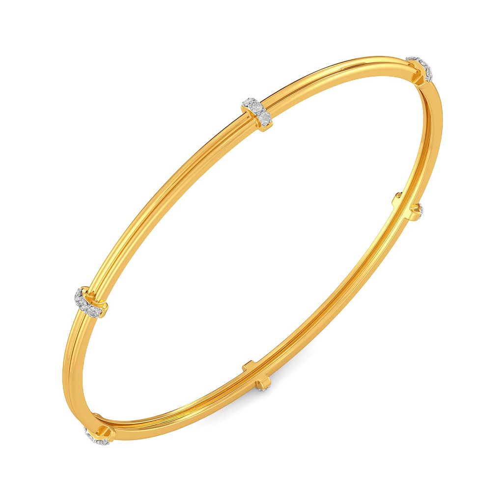 Line N Lane Diamond Bangles