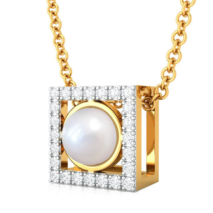 To be Square Diamond Pendants
