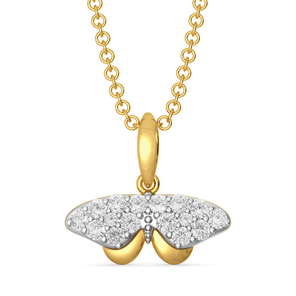 Swing a wing Diamond Pendants