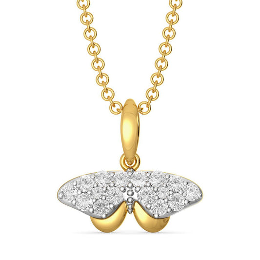 Swing a wing Diamond Pendants
