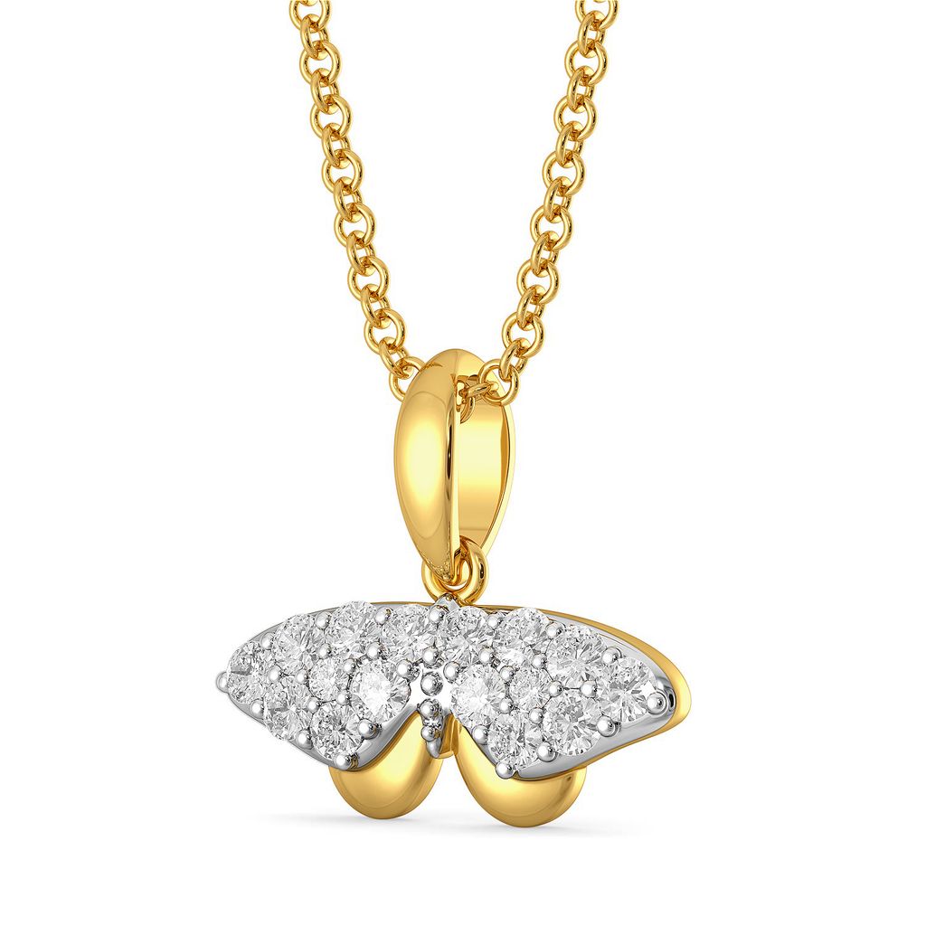 Swing a wing Diamond Pendants