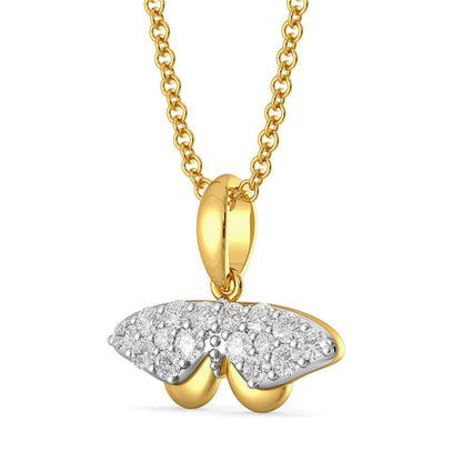 Swing a wing Diamond Pendants