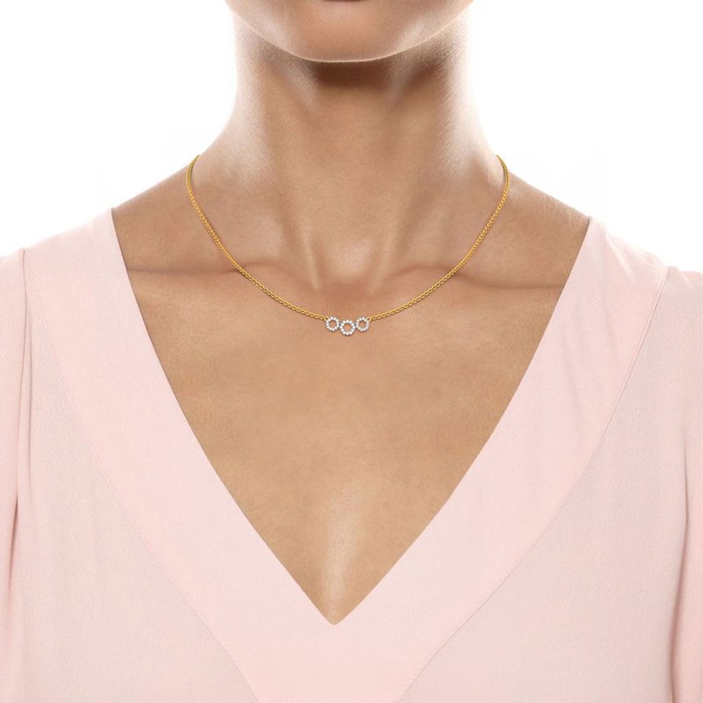 Circle of Dazzle Diamond Necklaces