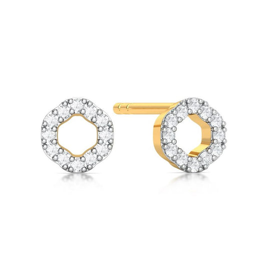 Circle of Dazzle Diamond Earrings