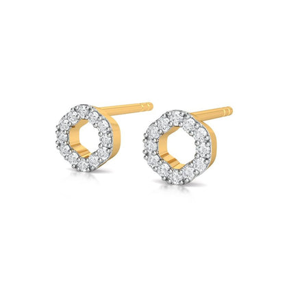 Circle of Dazzle Diamond Earrings