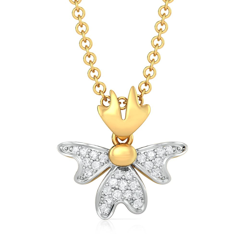 Flower Devour Diamond Pendants