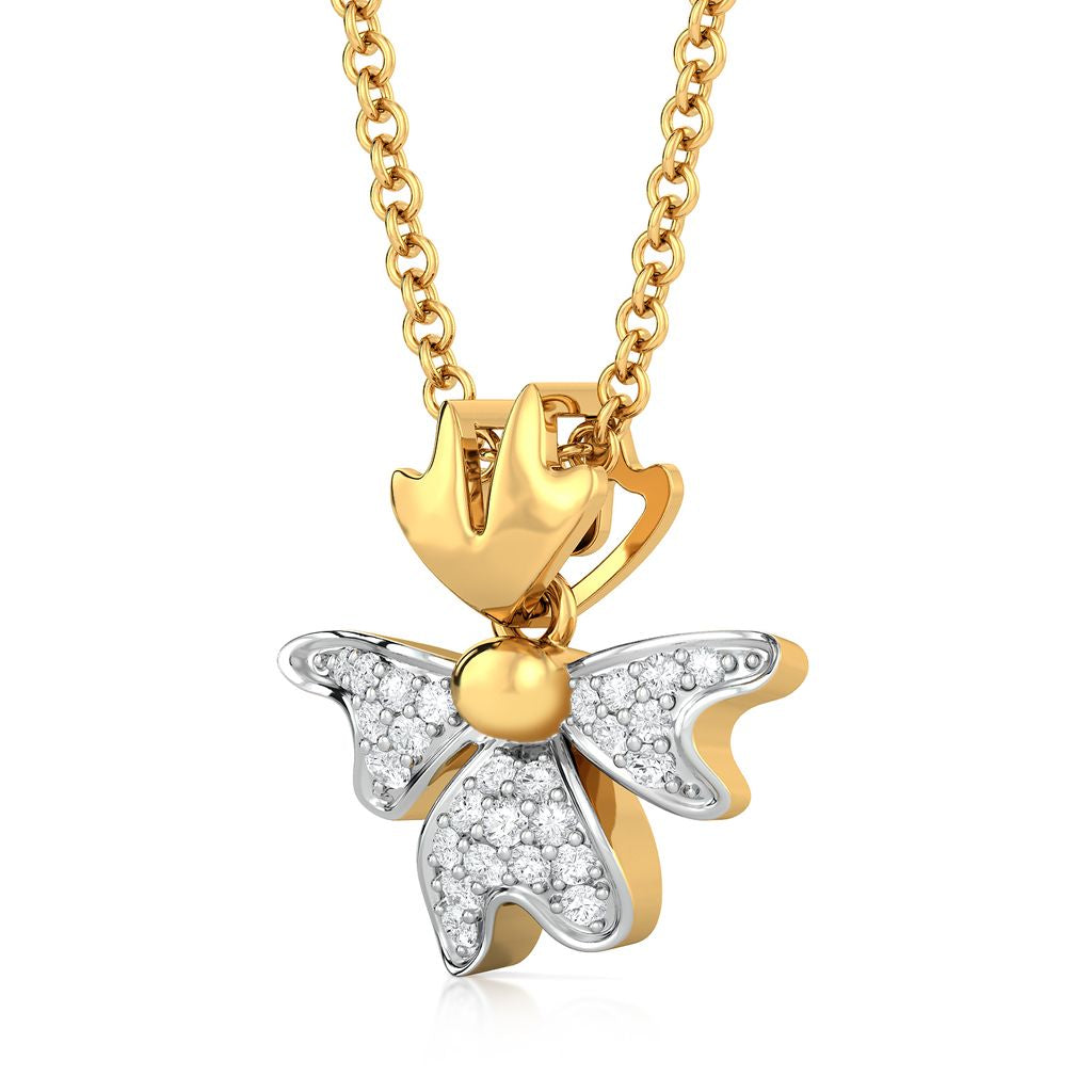 Flower Devour Diamond Pendants
