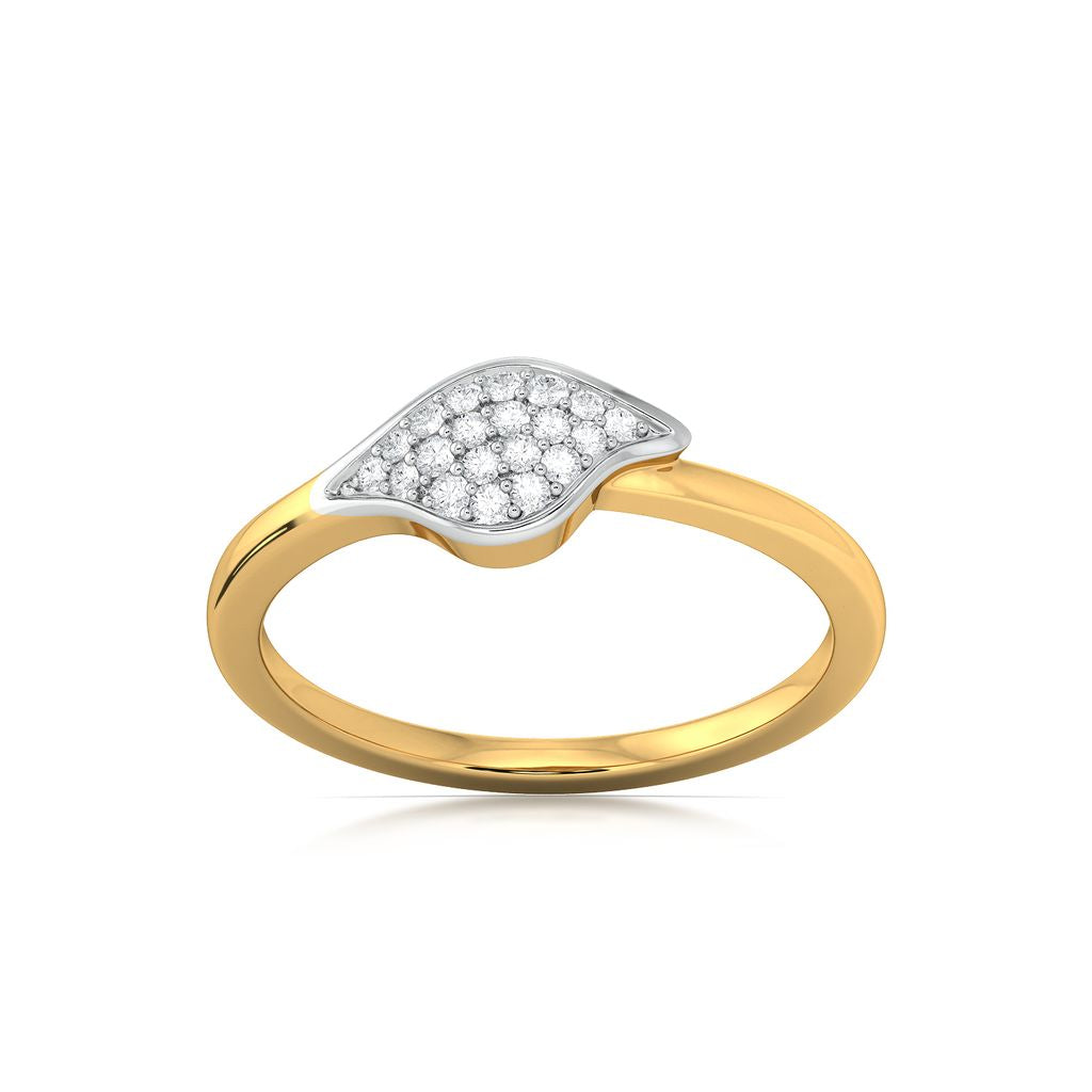 Sepal Steeple Diamond Rings