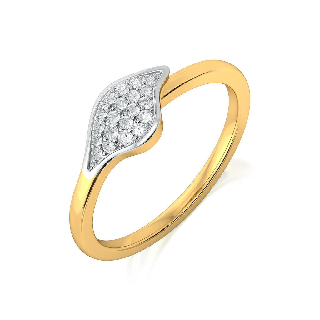 Sepal Steeple Diamond Rings