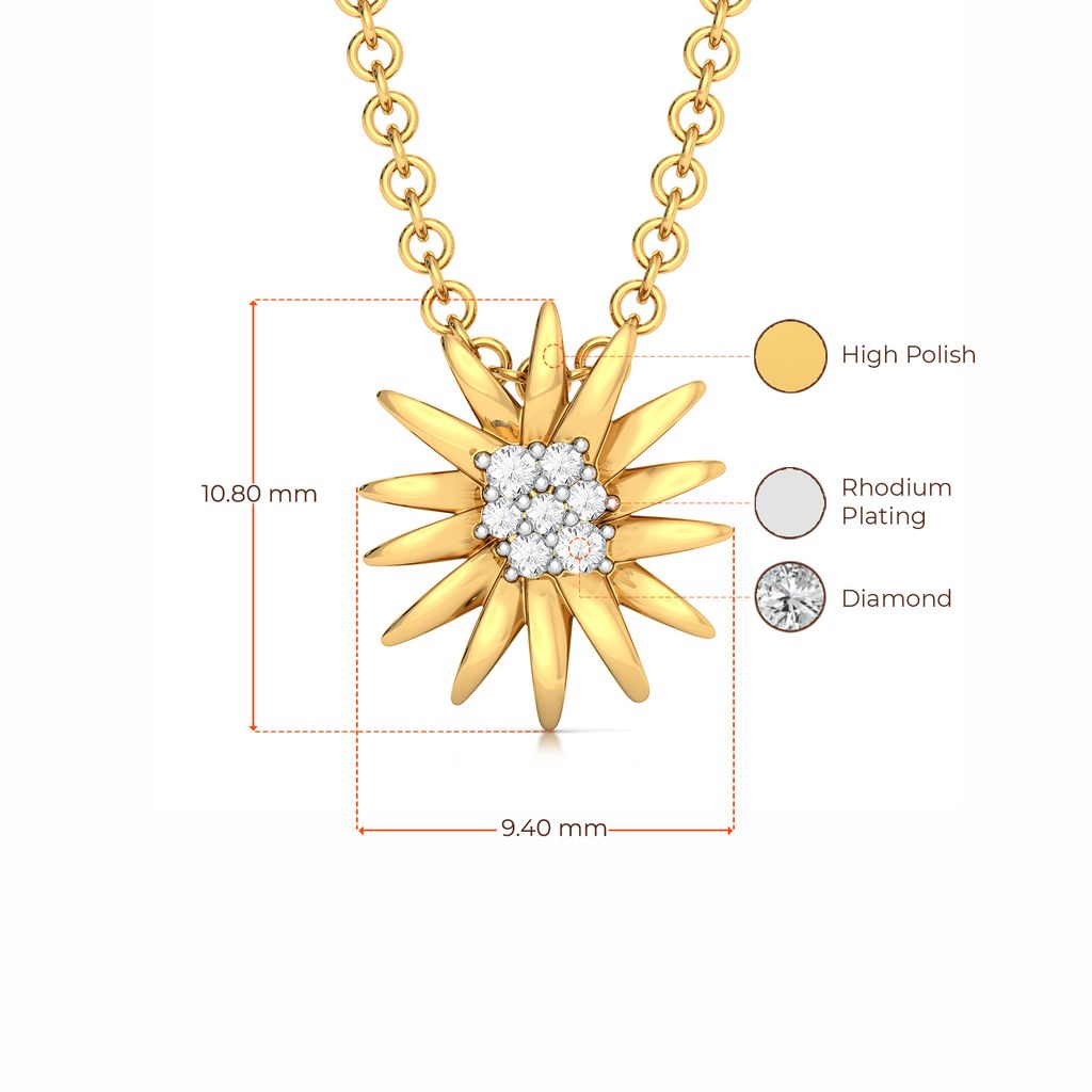 Spike N Like Diamond Pendants