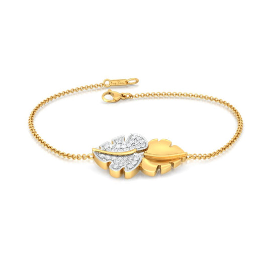 Frond 2 Flaunt Diamond Bracelets