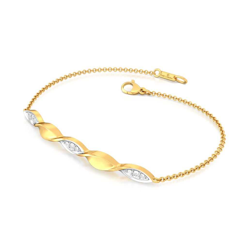 Twisted Tropical Diamond Bracelets