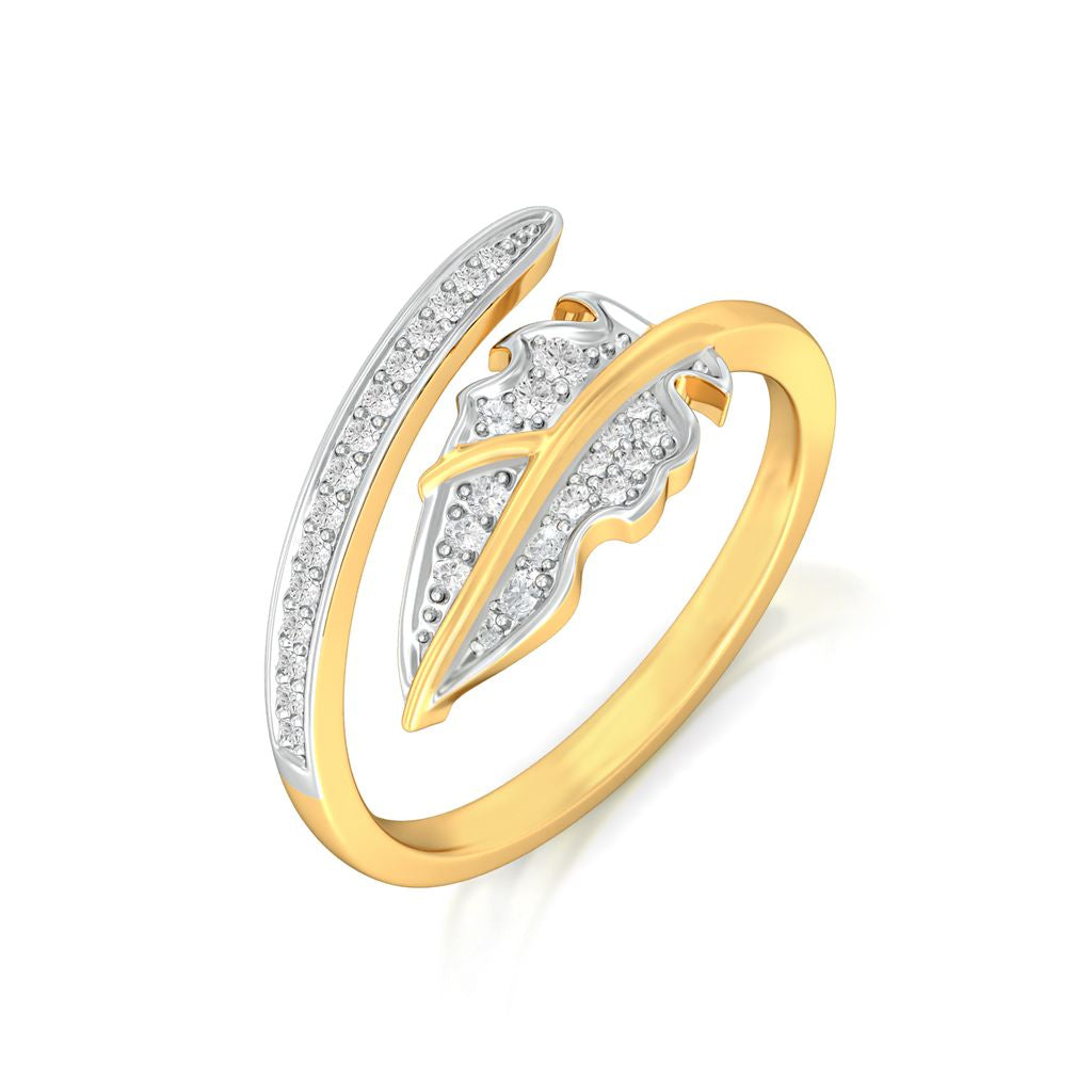 Balmy Palm Diamond Rings