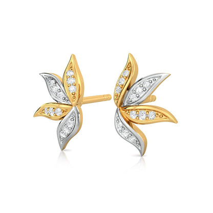 Tropical Artsy Diamond Earrings
