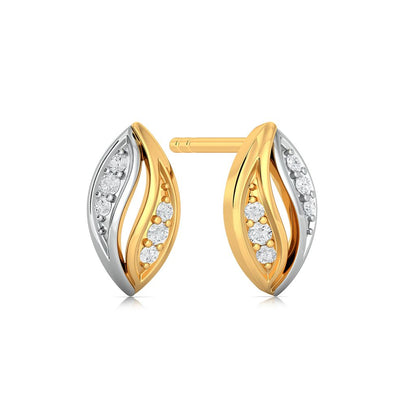 Bud Vizor Diamond Earrings