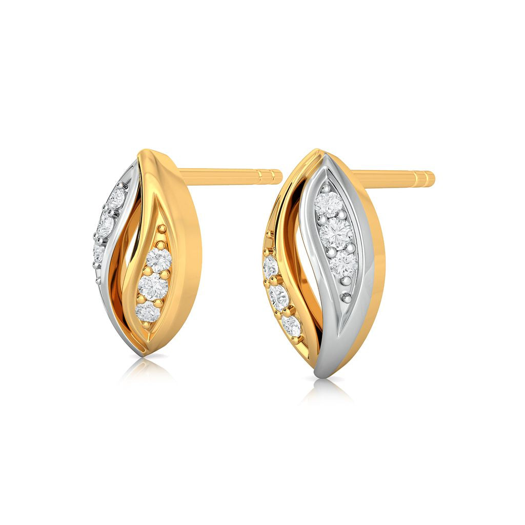 Bud Vizor Diamond Earrings