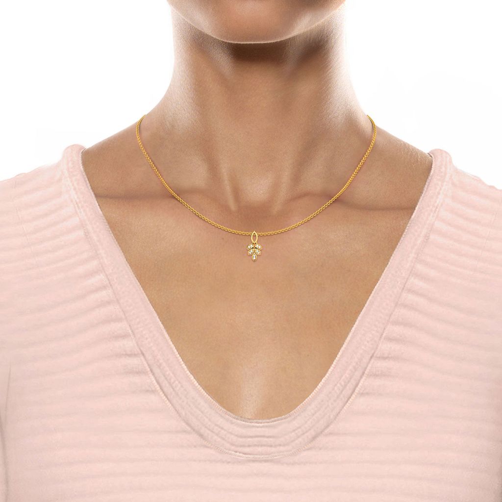 Bunched up Bright Diamond Pendants