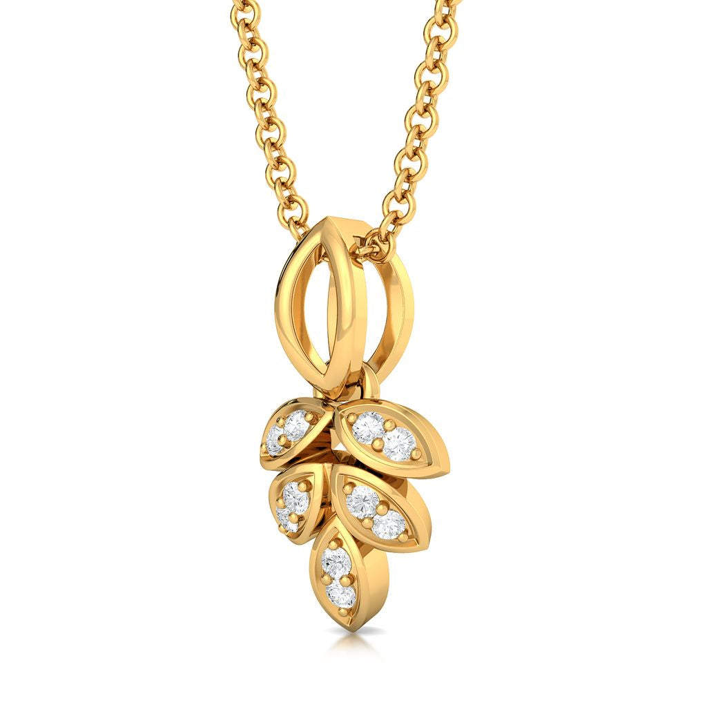 Bunched up Bright Diamond Pendants