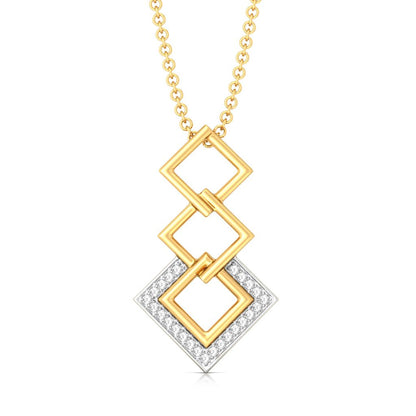 Squared away Diamond Pendants
