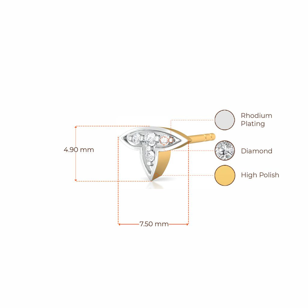 First Fleurs Diamond Earrings