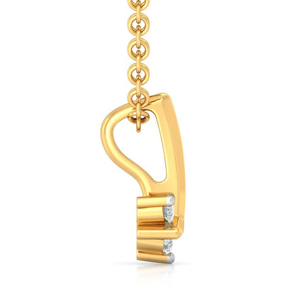 Teeny Troika Diamond Pendants