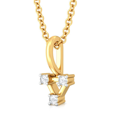 Tricky Trinity Diamond Pendants